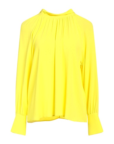 BEATRICE .B Top Yellow 65% Acetate, 35% Silk