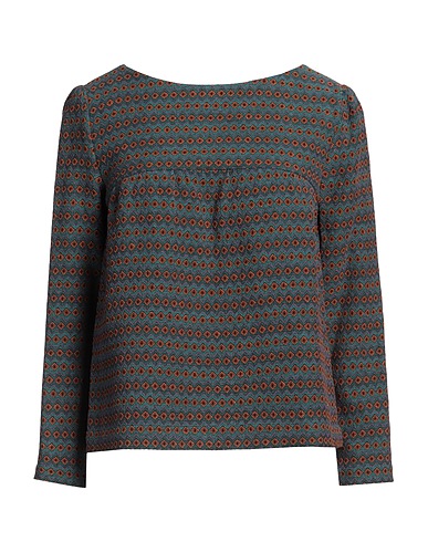 ALESSIA SANTI Top Aquamarin 53% Polyester, 43% Baumwolle, 2% Andere Fasern, 2% Elastan