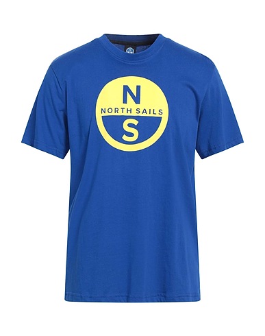 NORTH SAILS T-shirt Bright blue 100% Cotton