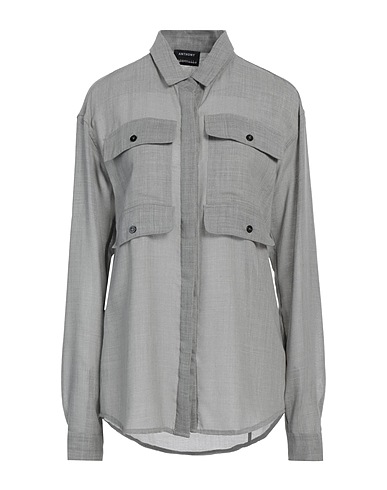 ANTHONY VACCARELLO Camicie e bluse tinta unita Grigio 100% Lana Vergine