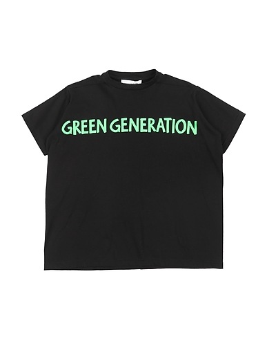 SCRAMBLED_EGO T-shirt Black 100% Cotton