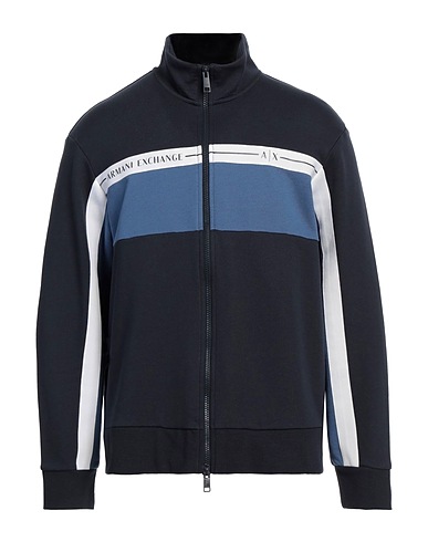 ARMANI EXCHANGE TOPWEAR Blu notte 60% Cotone, 40% Poliestere, Elastan