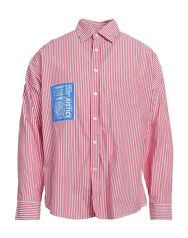GMF 965 Striped shirt Red 100% Cotton