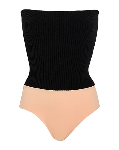 FABIANA FILIPPI TOPS & TEES Black 58% Polyamide, 42% Elastane