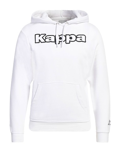KAPPA Hooded track jacket  White 80% Cotton, 20% Polyester
