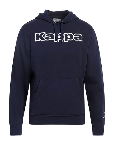 KAPPA Hooded track jacket  Navy blue 80% Cotton, 20% Polyester