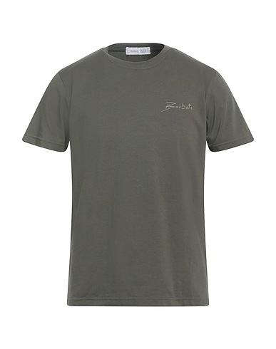 BARBATI Basic T-Shirt ENJOY Military green 95% Cotton, 5% Elastane