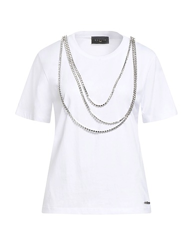GAëLLE Paris T-shirt Bianco 100% Cotone