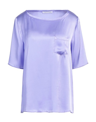 CARACTÈRE Top Lila 75% Acetato, 25% Seda