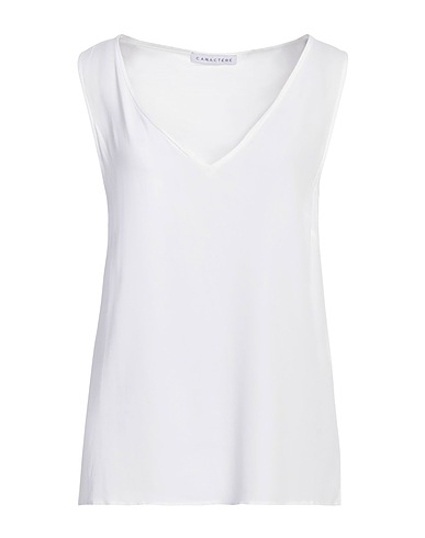 CARACTÈRE Top Bianco 100% Viscosa