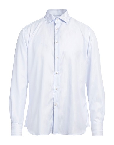 INGRAM Camicia a righe Celeste 100% Cotone