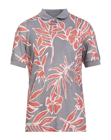 SUN 68 Polo Grigio 100% Lino