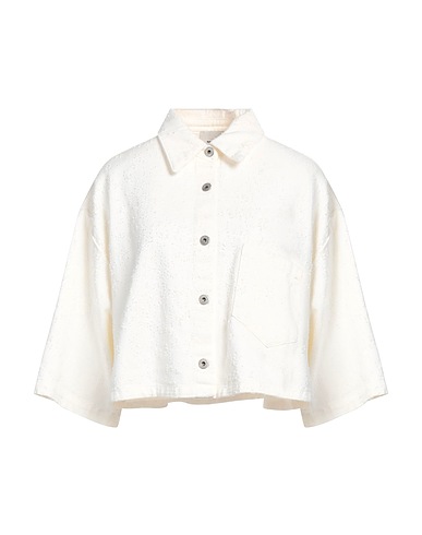 HALFBOY Denim shirt White 100% Cotton