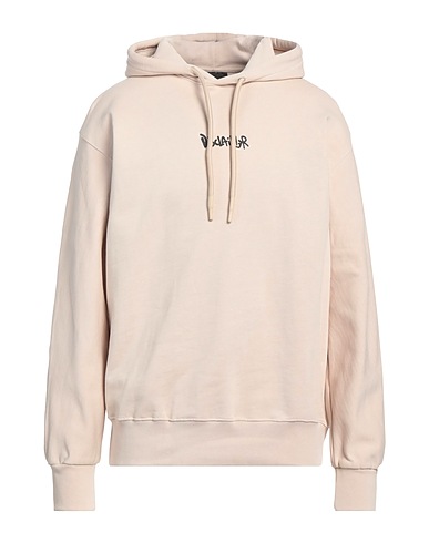 DISCLAIMER Hooded track jacket  Beige 100% Cotton