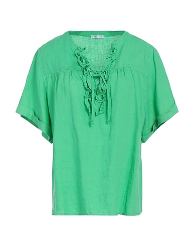 ROSSO35 Top Green 100% Linen