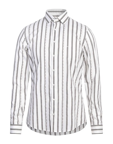 CALVIN KLEIN Gestreiftes Hemd 98% Baumwolle, 2% Elastan