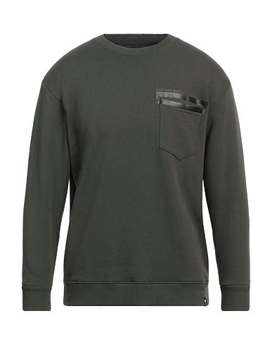 WHY NOT BRAND Sweatshirt Military green 100% Cotton