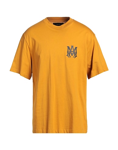 AMIRI T-shirt Mustard 100% Cotton, Elastane