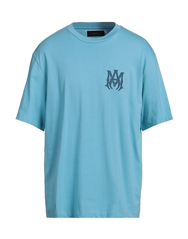 AMIRI T-shirt Celeste 100% Cotone, Elastan