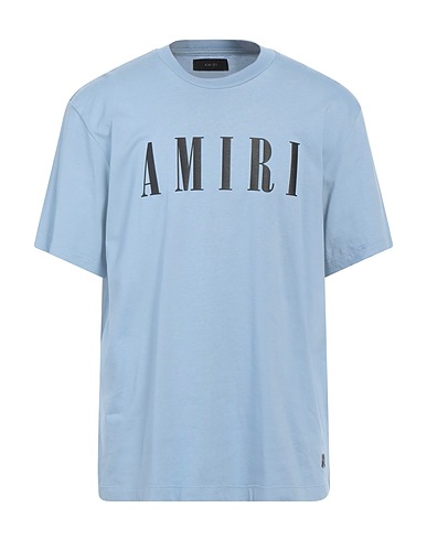 AMIRI T-shirt Blu chiaro 100% Cotone