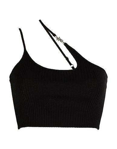 AMIRI Top Nero 80% Cotone, 20% Seta