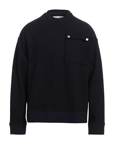 JIL SANDER Sweatshirt Midnight blue 65% Wool, 35% Polyamide