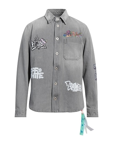 OFF-WHITE™ Denim shirt Grey 100% Cotton