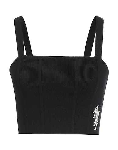 AMIRI Top Black 50% Cashmere, 50% Cotton
