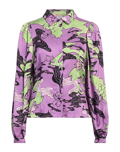 NÜMPH Patterned shirts & blouses Mauve 50% EcoVero™ viscose, 50% Viscose