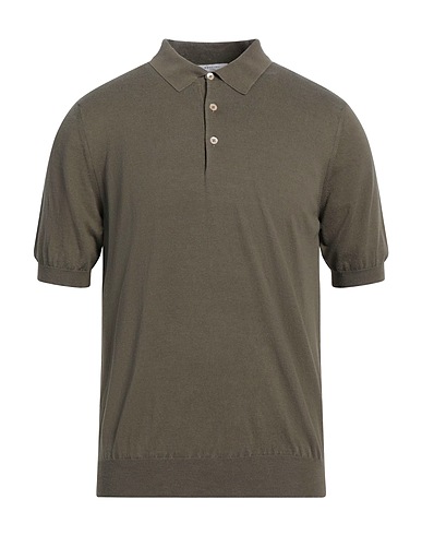 BOGLIOLI Sweater Military green 80% Cotton, 20% Silk