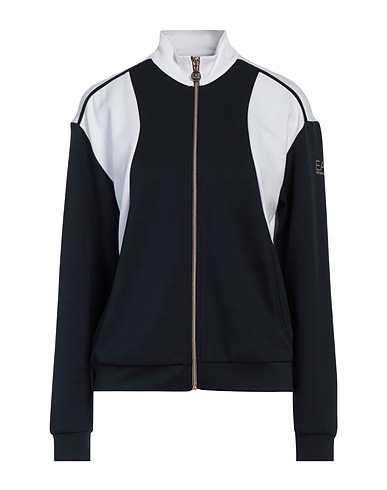 EA7 Sweatshirt Midnight blue 48% Polyester, 48% Viscose, 4% Elastane