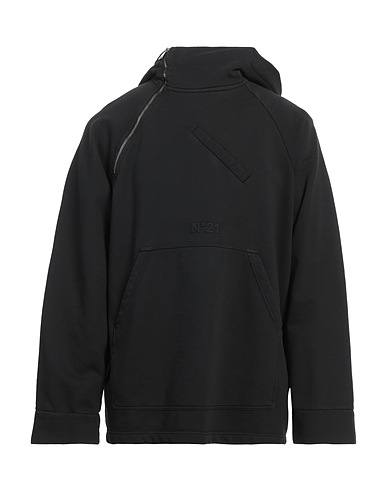 N°21 Hooded sweatshirt Black 100% Cotton