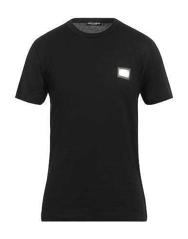 DOLCE&GABBANA Basic T-shirt NERO 100% Cotton