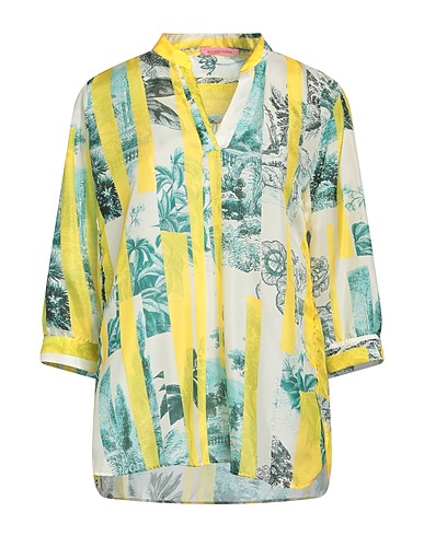 NOUVELLE FEMME Top Giallo 100% Seta