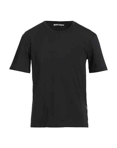 PALM ANGELS Undershirt Black 94% Cotton, 6% Elastane