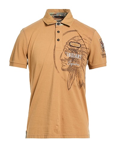 AERONAUTICA MILITARE Polo shirt Brown 100% Cotton
