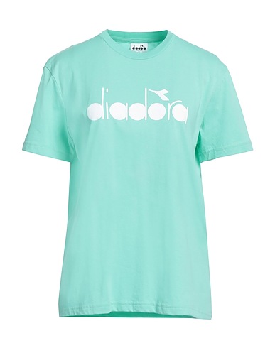 DIADORA T-shirt Light green 100% Cotton