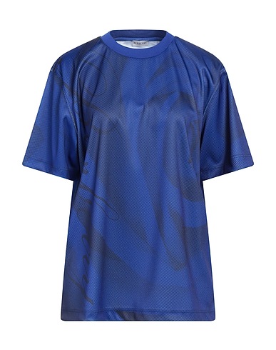 BURBERRY T-shirt Blue 100% Polyester, Polyamide, Elastane