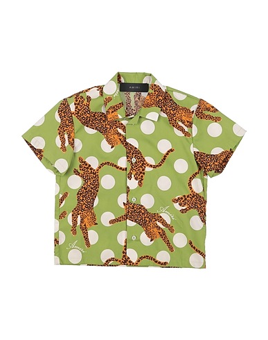 AMIRI Patterned shirt Lime green 100% Cotton