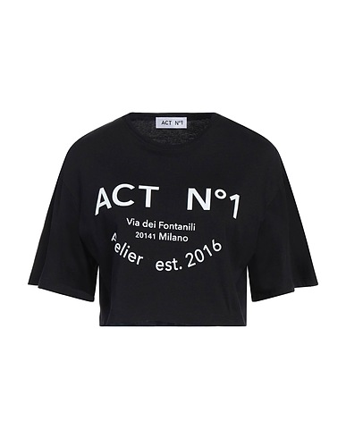 ACT N°1 T-shirt Black 100% Cotton
