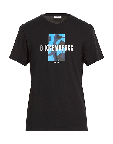 BIKKEMBERGS T-shirt Black 100% Cotton