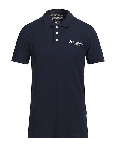 AQUASCUTUM ACTIVE Polo shirt Navy 100% Cotton
