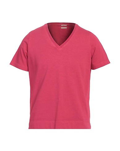 MASSIMO ALBA Basic T-shirt Magenta 100% Cotton