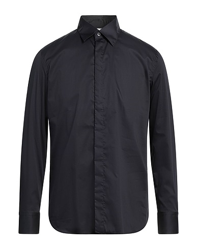 PT Torino Solid colour shirt Black 100% Cotton