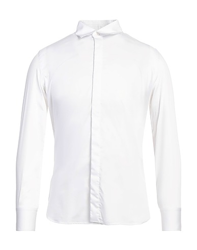 PT Torino Solid colour shirt White 100% Cotton