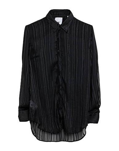 PT Torino Solid colour shirt Black 100% Polyester