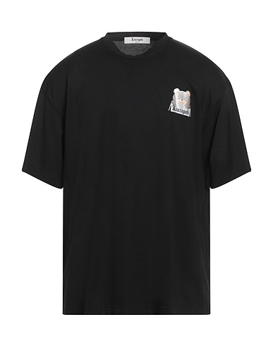 LIUREGALI T-shirt Black 100% Cotton