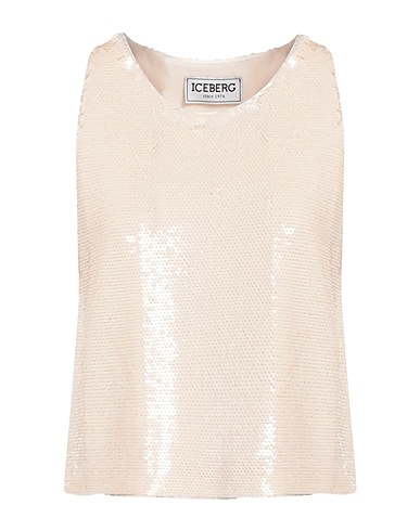 ICEBERG Top Cream 97% Polyester, 3% Elastane, Viscose, Acetate