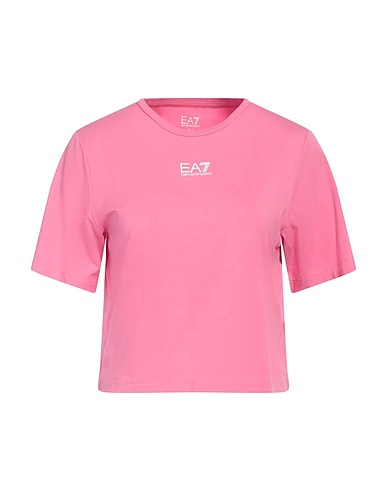 EA7 T-shirt Rosa 54% Cotone, 42% Modal, 4% Elastan