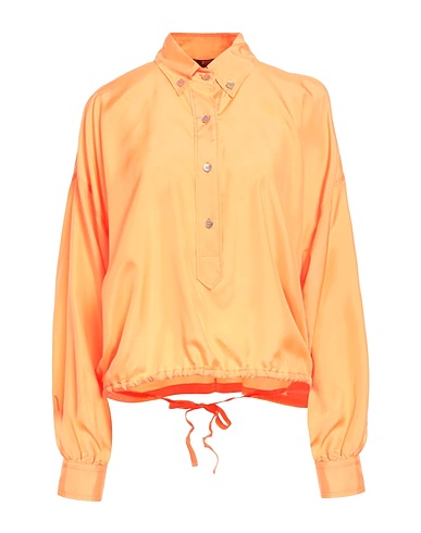 SEVENTY VENEZIA Top Arancione 100% Seta, Madreperla